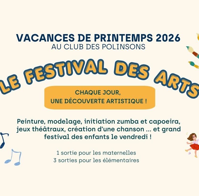 Les Polinsons - VACANCES DE PRINTEMPS AU CLUB